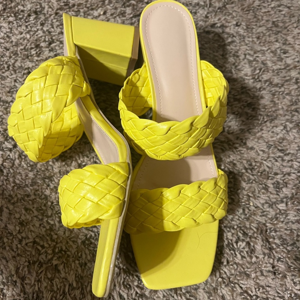 Yellow heels